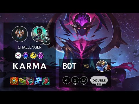 Karma Bot vs Ezreal - KR Challenger Patch 11.14