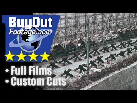 The Berlin Wall | East German Guards 1963 HD Footage