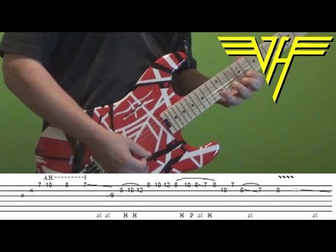 Guitar Lesson - Van Halen's Mean Street solo, with tabs