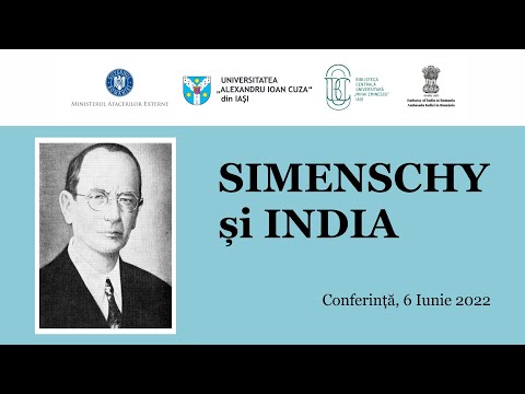 Conferința cu tema „SIMENSCHY ȘI INDIA”