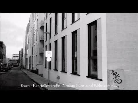 Stadt Essen - Schwarz Weiß Fotografien historischer und neuer Gebäude