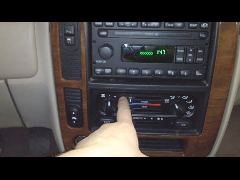 NO HEAT: Ford Windstar Blend Door Actuator Removal