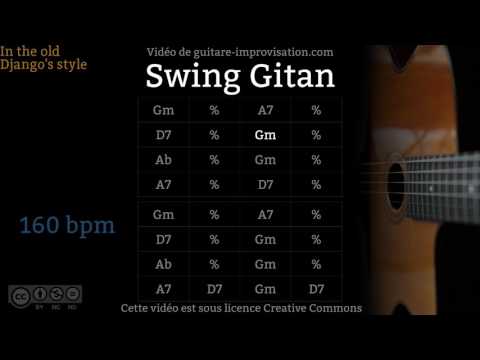 Swing Gitan (160 bpm) - Gypsy jazz Backing track / Jazz manouche