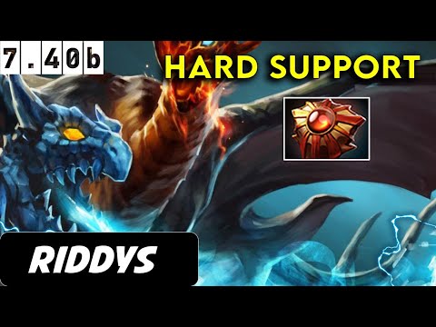 Riddys Jakiro Hard Support - Dota 2 Patch 7.40b Pro Player Full Gameplay