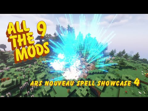Minecraft in a Hurry - Ars Nouveau Spell Showcase 4