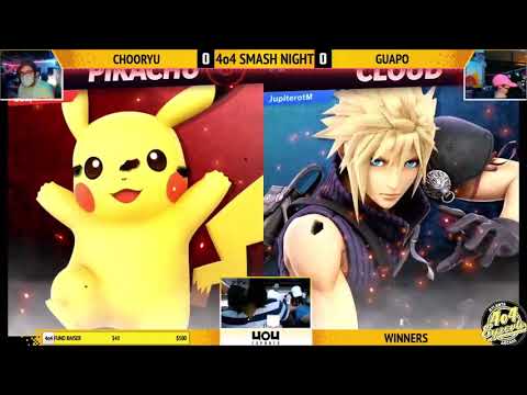 SSBU - 4o4 Smash Night 3 - Guapo (Kirby, Pikachu) vs VILE| chooryu (Cloud) - Winners Round 3