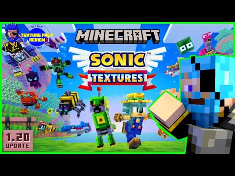 Daz Man - Daz Man Plays The Sonic Texture Pack In Minecraft Bedrock! - Texture Pack Review