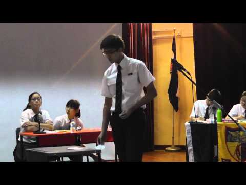 2014 Dunman High Debate Invitationals Semi Finals (VJC vs ACJC)