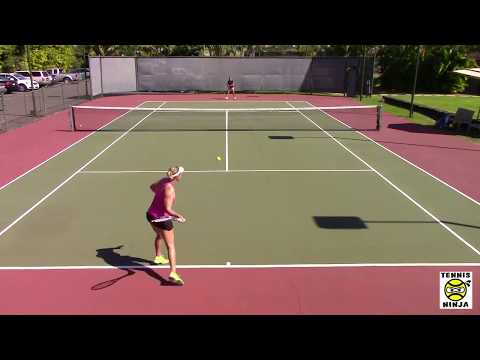 Dallas Zhang vs. Katarina Poljakova QF HIGHLIGHTS - Tennis Championships of Maui Wildcard 2016