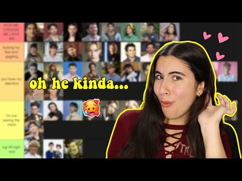 RANKING YOUR CELEB CRUSHES... i am hearing you out