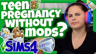 🎮 SIMS 4 TEEN PREGNANCY WITHOUT MODS? 👀 | Sims 4 Console Tips | Chani_ZA