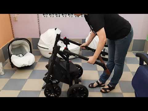 Maema Jess White Santorini Bērnu Ratiņi 3in1