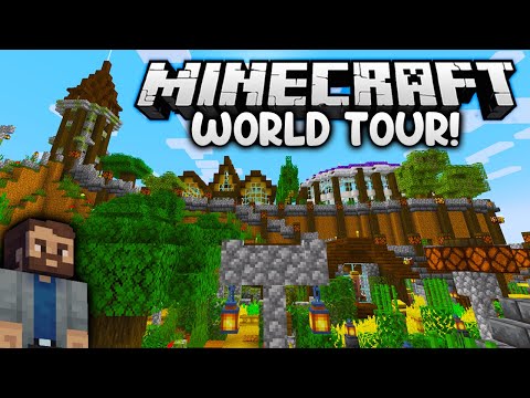 I Did *ALL THIS* in Minecraft Survival in 9 Months! (MINECRAFT WORLD TOUR!)