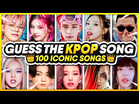 GUESS 100 ICONIC KPOP SONGS ✨🎵 Kpop Quiz Challenge