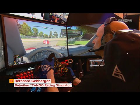 ORF Bericht über TANGO RACING SIMULATOR und Motorsport Aktiv des Formel 1 Club Austria