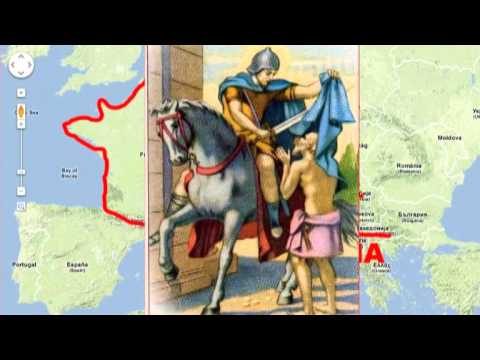 ESTATE DI S. MARTINO  descrizione del   miracolo del mantello