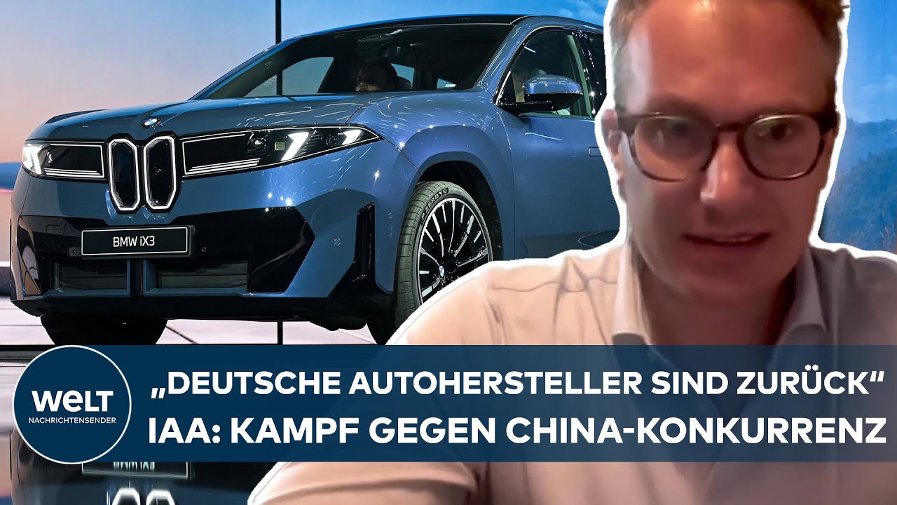 IAA MÜNCHEN: Deutsche Autoindustrie kämpft gegen chinesische Konkurrenz