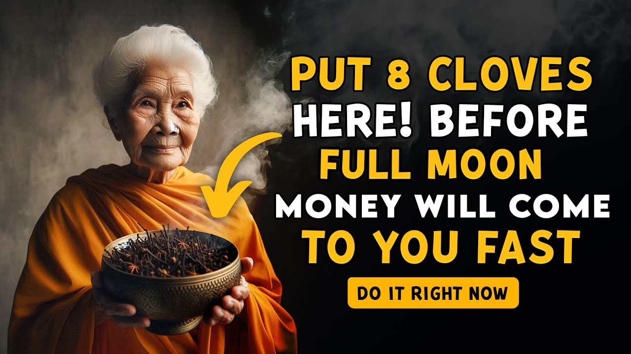 Put 8 OF Cloves HERE! You will have MONEY TONS💰 || MONEY WILL COME IN DROVES | BUDDHIST TEACHINGS