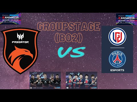 TNC Predator vs PSG. LGD Game 1 ( Animajor Groupstage) Gabbi vs Ame