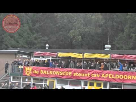 csv Apeldoorn - SC Genemuiden ( 5-2 ) 17-10-2015 | Slavenkoor op de Balkonside