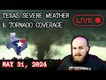 🔴 LIVE Brady, Texas Tornado Warning & Large Hail Coverage (May 31, 2024)
