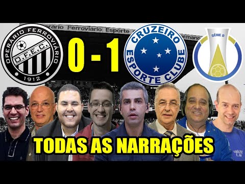 Todas as narrações - Operário-PR 0 x 1 Cruzeiro | Brasileirão Série B 2020