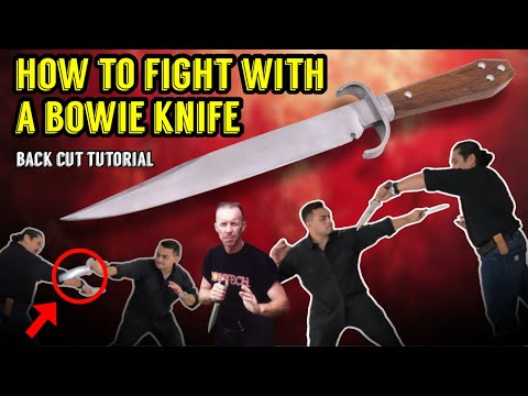 How to FIGHT with a Bowie Knife – Keating’s Back Cut System EXPLAINED