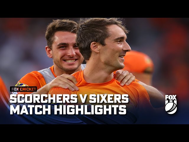 Perth Scorchers vs Sydney Sixers – Match Highlights | 28/01/23 | Fox Cricket