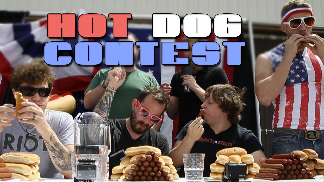 Jack and Joel's Hot Dog Eating Competition | Rooster Teeth