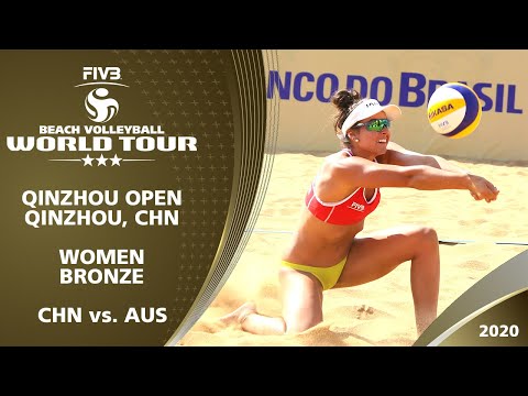Women's Bronze Medal: CHN vs. AUS | 3* Qinzhou (CHN) - 2020 FIVB Beach Volleyball World Tour