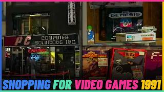 Shopping For Video Games In 1991