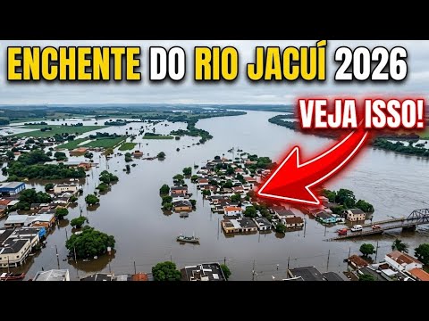 ASSIM FOI A ENCHENTE DO RIO JACUÍ - RIO GRANDE DO SUL 2026