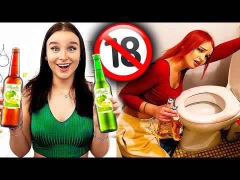 Schwester ist FAKE BETRUNKEN an Silvester 🍷😂 (Prank) - Celina