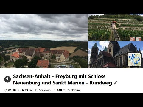 Sachsen-Anhalt - Freyburg mit Schloss Neuenburg und Sankt Marien - 29.07.23