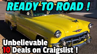 Ready to Road ! Unbelievable 10 Unique Classic Cars Found on Craigslist by Owner