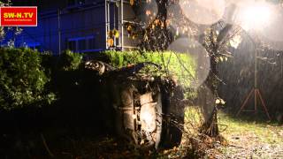 preview picture of video 'Unfall am 08.11.2013 auf der B 19 Höhe Schwarze Pfütze'