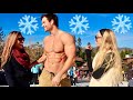 Picking Up Girls Shirtless in the SNOW! | Connor Murphy