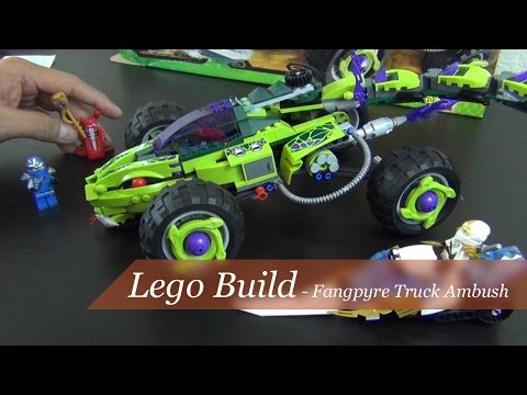 Let's Build - Lego Ninjago Fangpyre Truck Ambush Set #9445 - Part 2