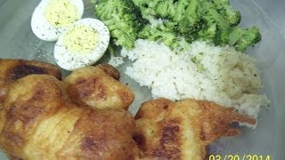 preview picture of video 'Fried swai fish beer batter and rice'
