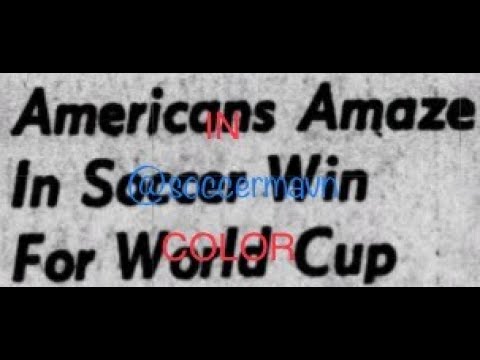 United States v England 29 June 1950 World Cup IN COLOR