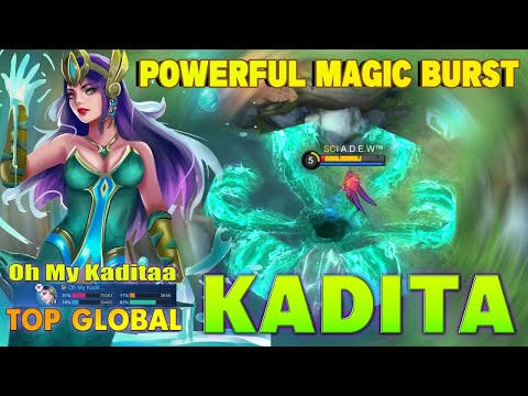 DEADLY COMBO! KADITA BEST BUILD 2021 | TOP GLOBAL KADITA GAMEPLAY | MOBILE LEGENDS BANG BANG