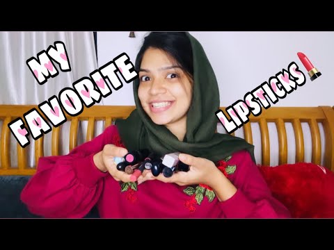 MY TOP 10 FAVORITE LIPSTICKS💄| irfa🦋