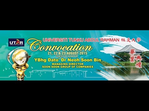UTAR 2015 August Convocation Session 1 on 21 August 2015