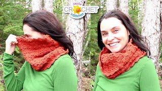 Pumpkin Spice Cowl OR Scarf using Lion Brand's Pound Of Love - Children & Adult Sizes