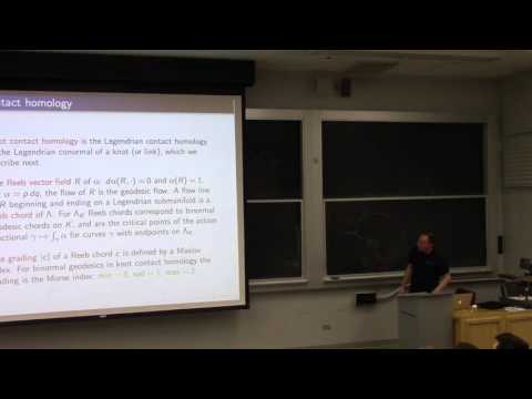 T. Ekholm - Chern-Simons theory, topological string, and knot contact homology