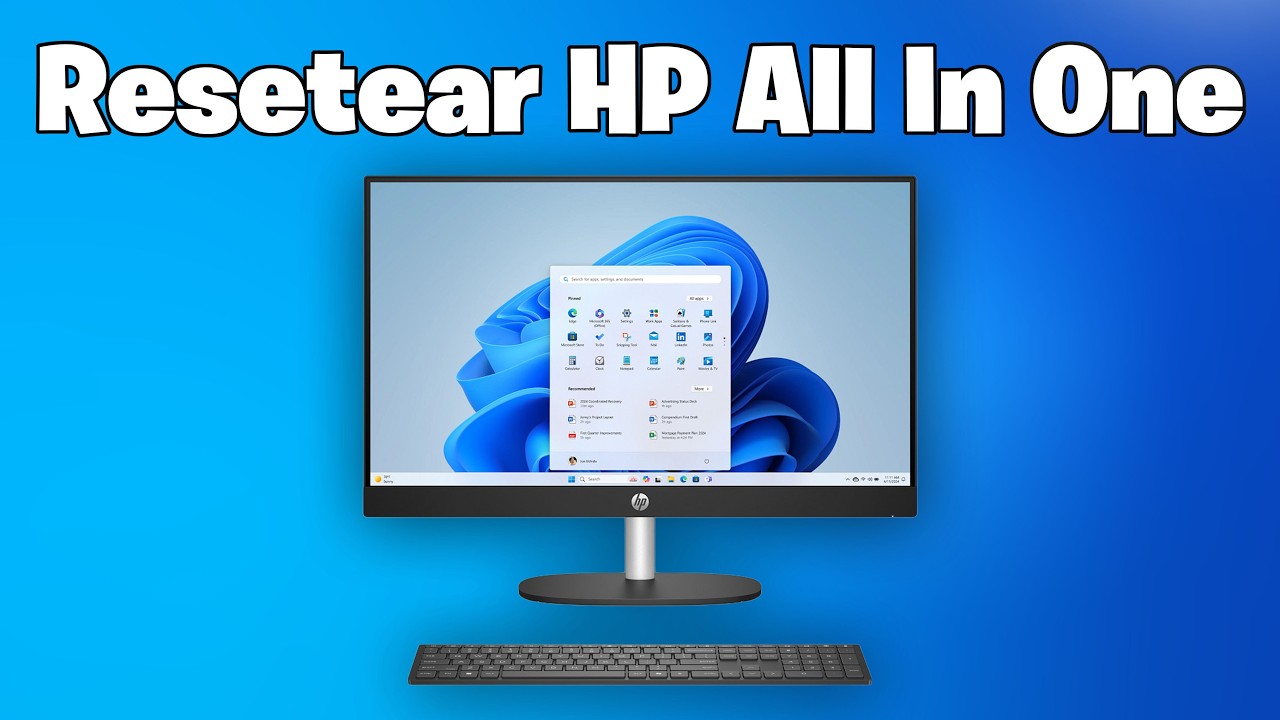 Cómo Restablecer Restaurar una HP All in One a Configuración de Fábrica  💻🔄  Guía 2026