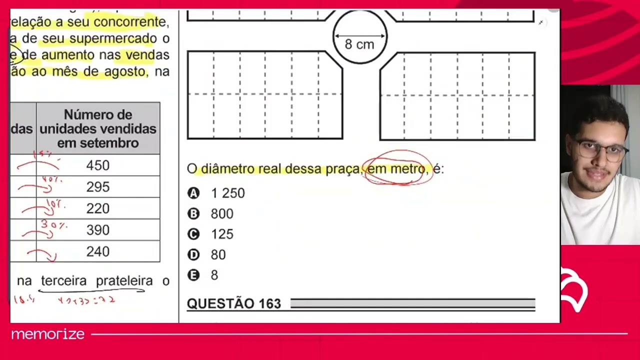 Resolução em Vídeo — Questão 166 ENEM 2018 PPL
