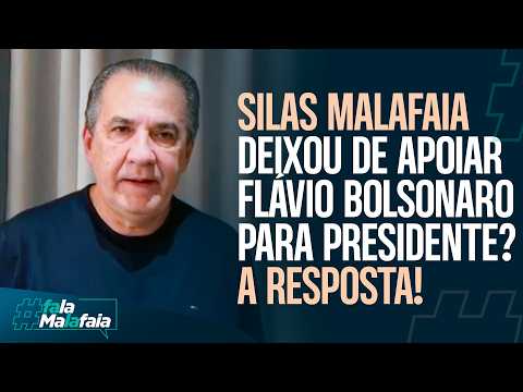 SILAS MALAFAIA deixou de apoiar Flávio Bolsonaro para Presidente? A RESPOSTA!