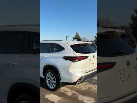 2024 Toyota Highlander Hybrid Limited AWD in White for sale at Forbes Waterloo Toyota in Waterloo, ON