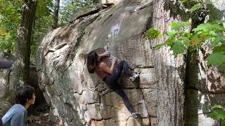 Video thumbnail de Black Carpet, V4. Stone Fort, LRC/Little Rock City
